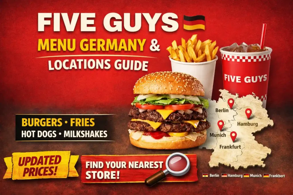 Complete Five Guys Menu Germany and Locations Guide 2026 1 Complete Five Guys Menu Germany and Locations Guide